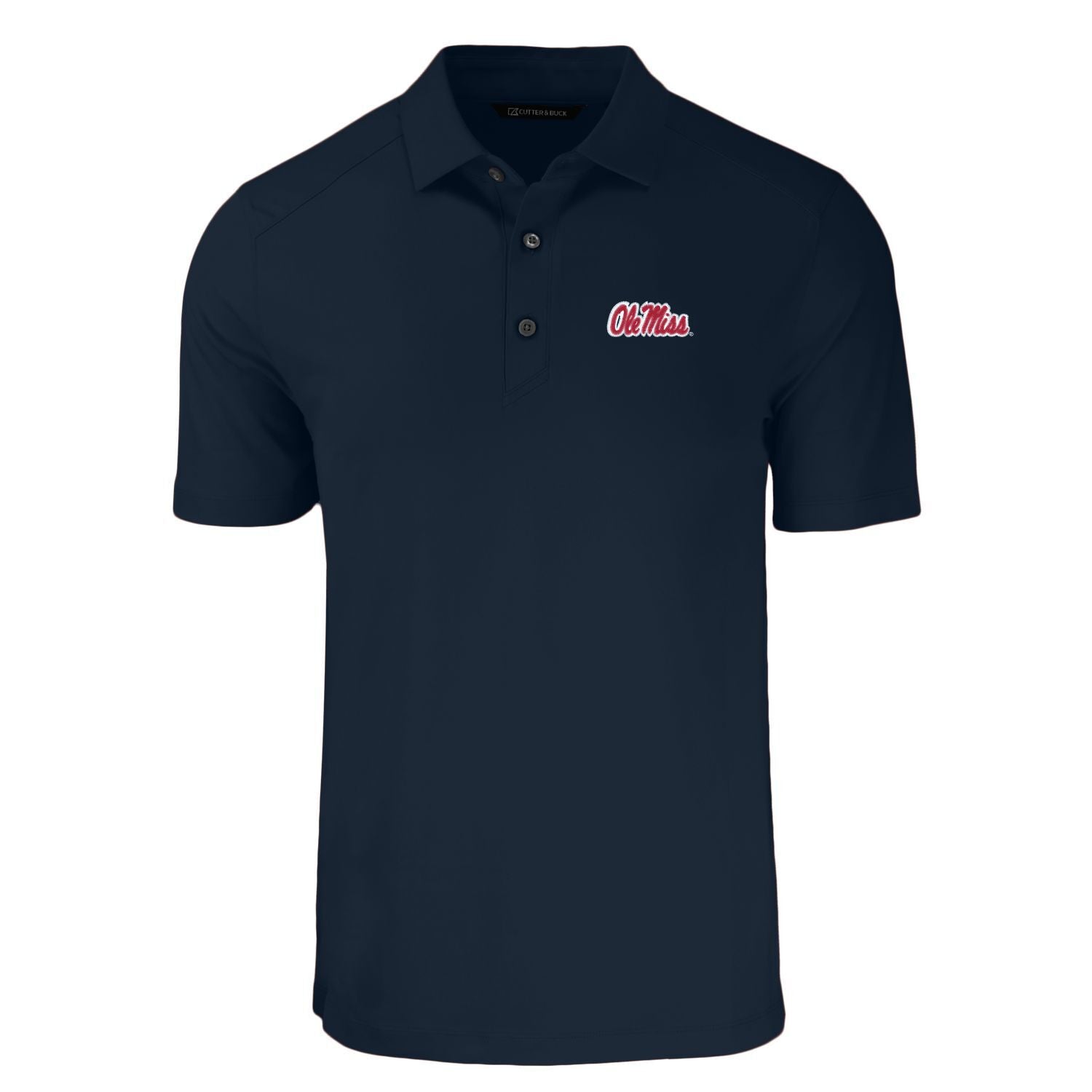 Forge Eco Recycled Polo Script Ole Miss Logo