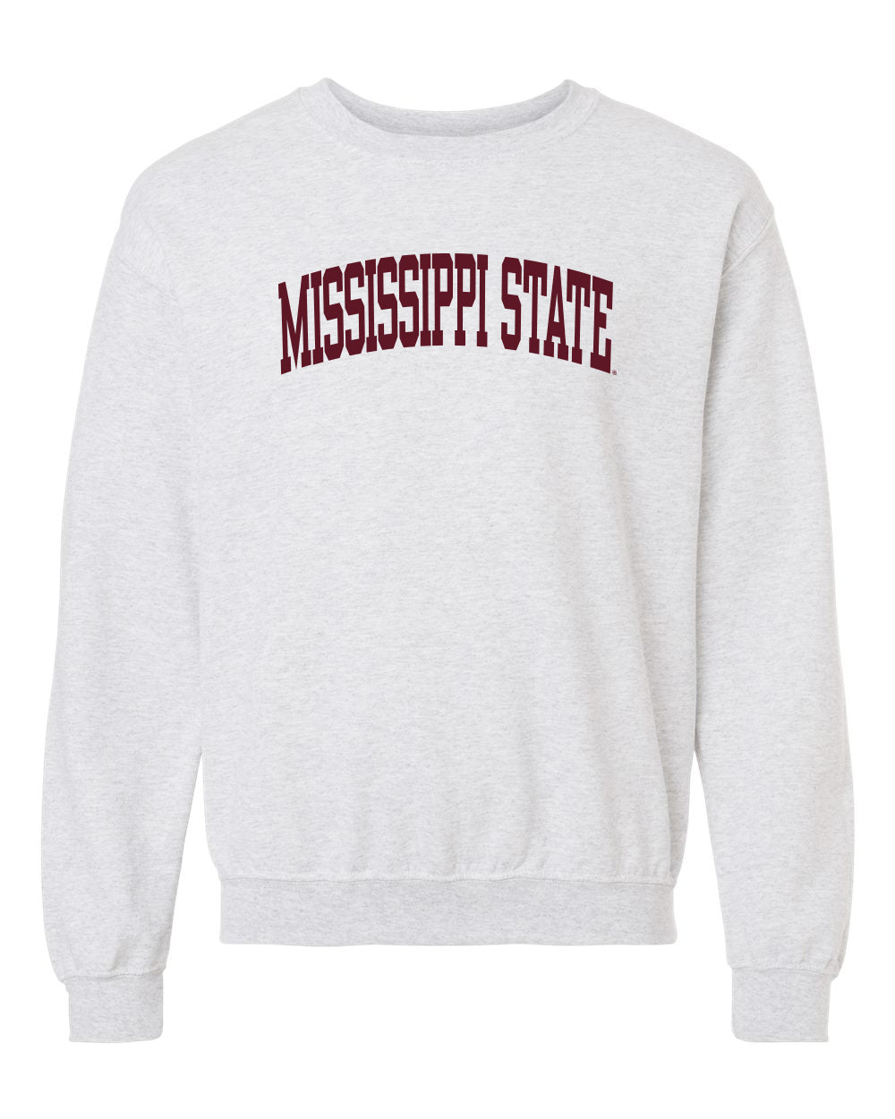 Gildan Grey Sweatshirt With Mississippi State Arch Design