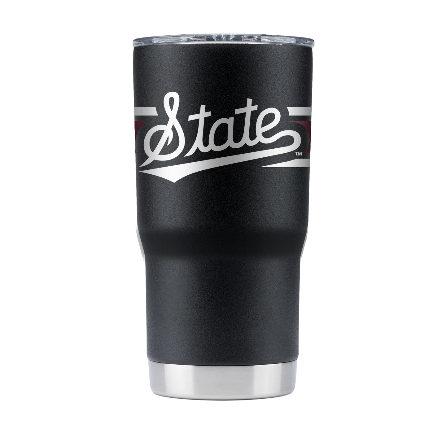 Gametime 20 0z State Script Black tumbler- "Dark mode"
