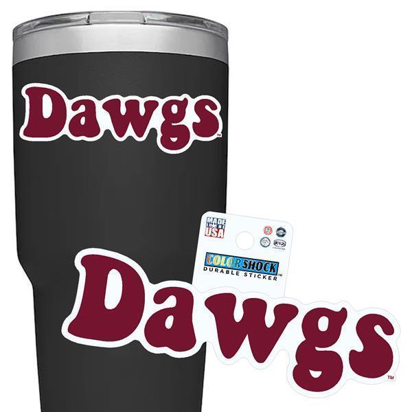 Color Shock Mississippi State University Dawgs Sticker