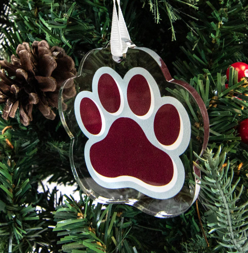 Paw Print Ornament