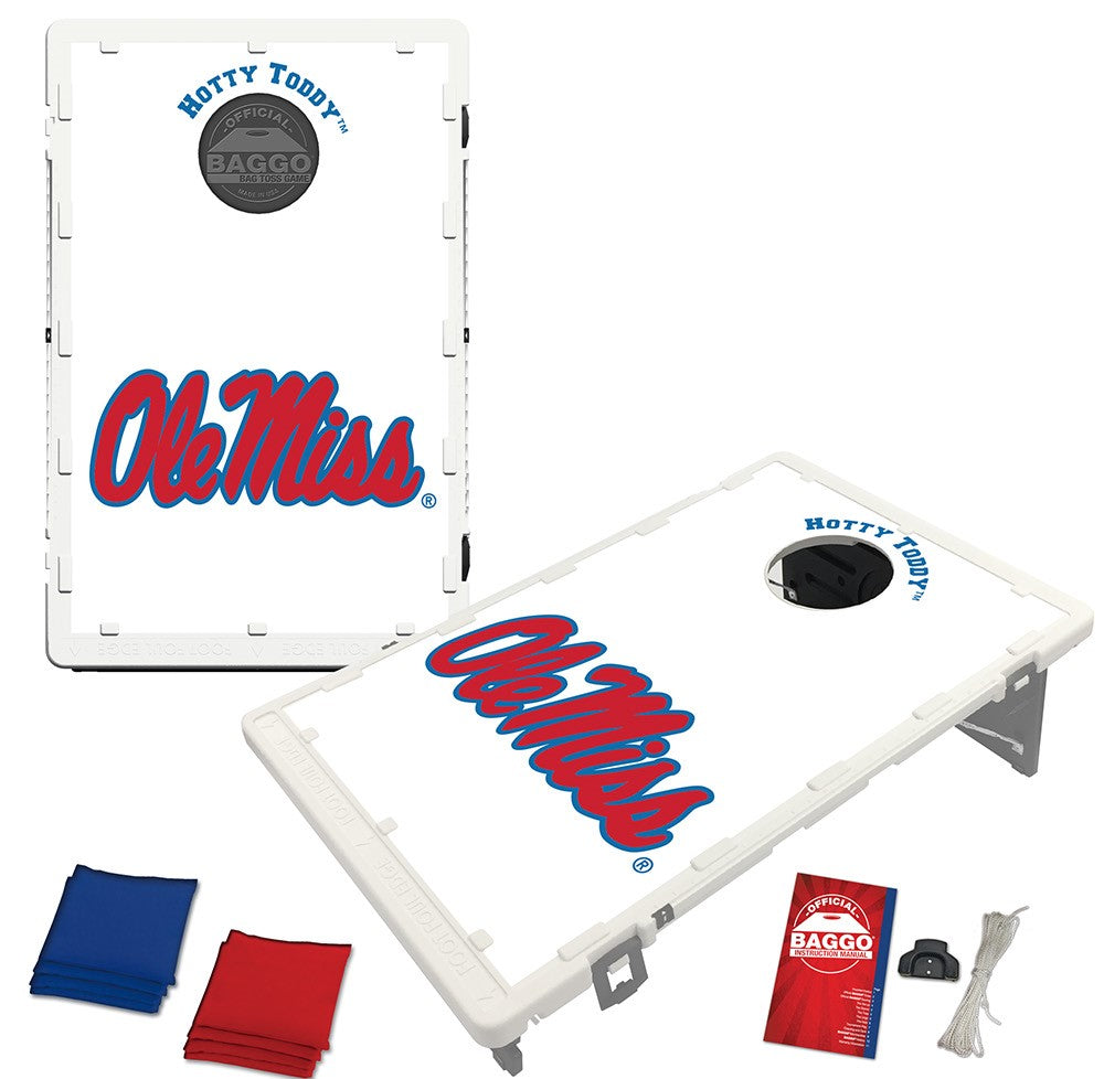 Ole Miss Rebels Baggo Bean Bag Toss Portable Cornhole Game
