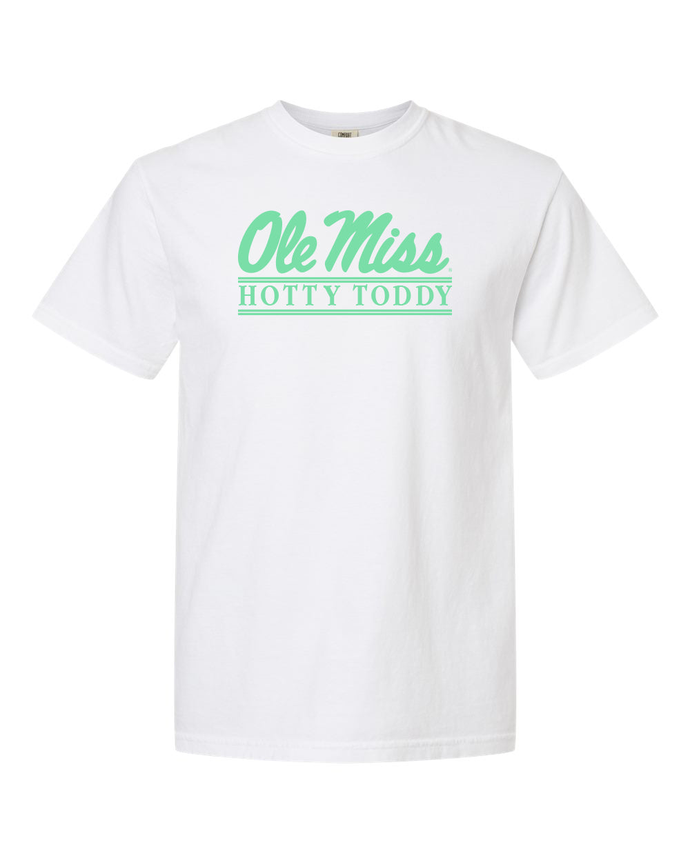 Comfort Color Teal Ole Miss Bar Design