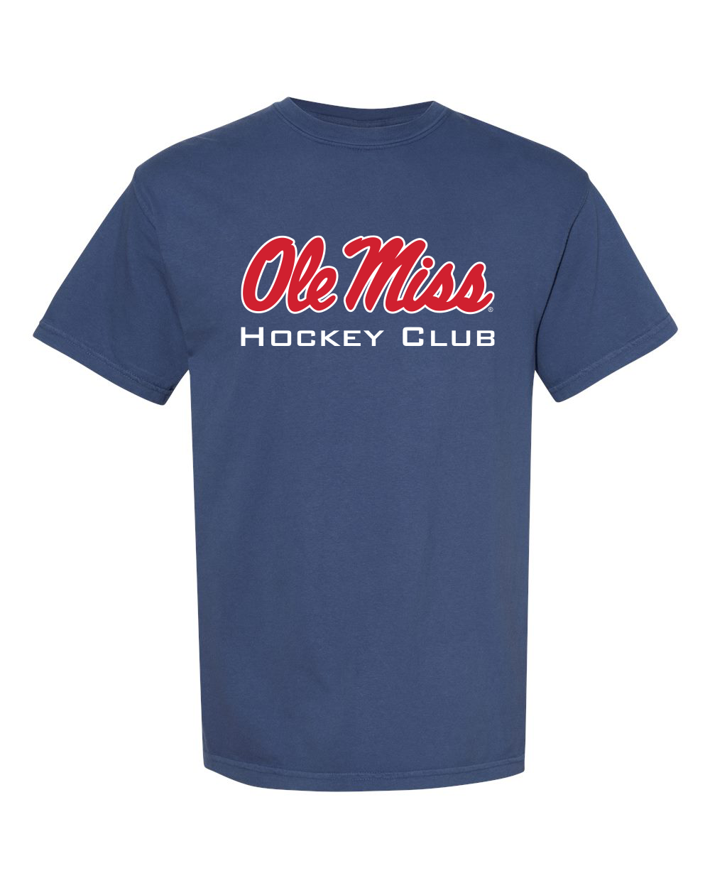 Blue Ole Miss Hockey Club T-Shirt