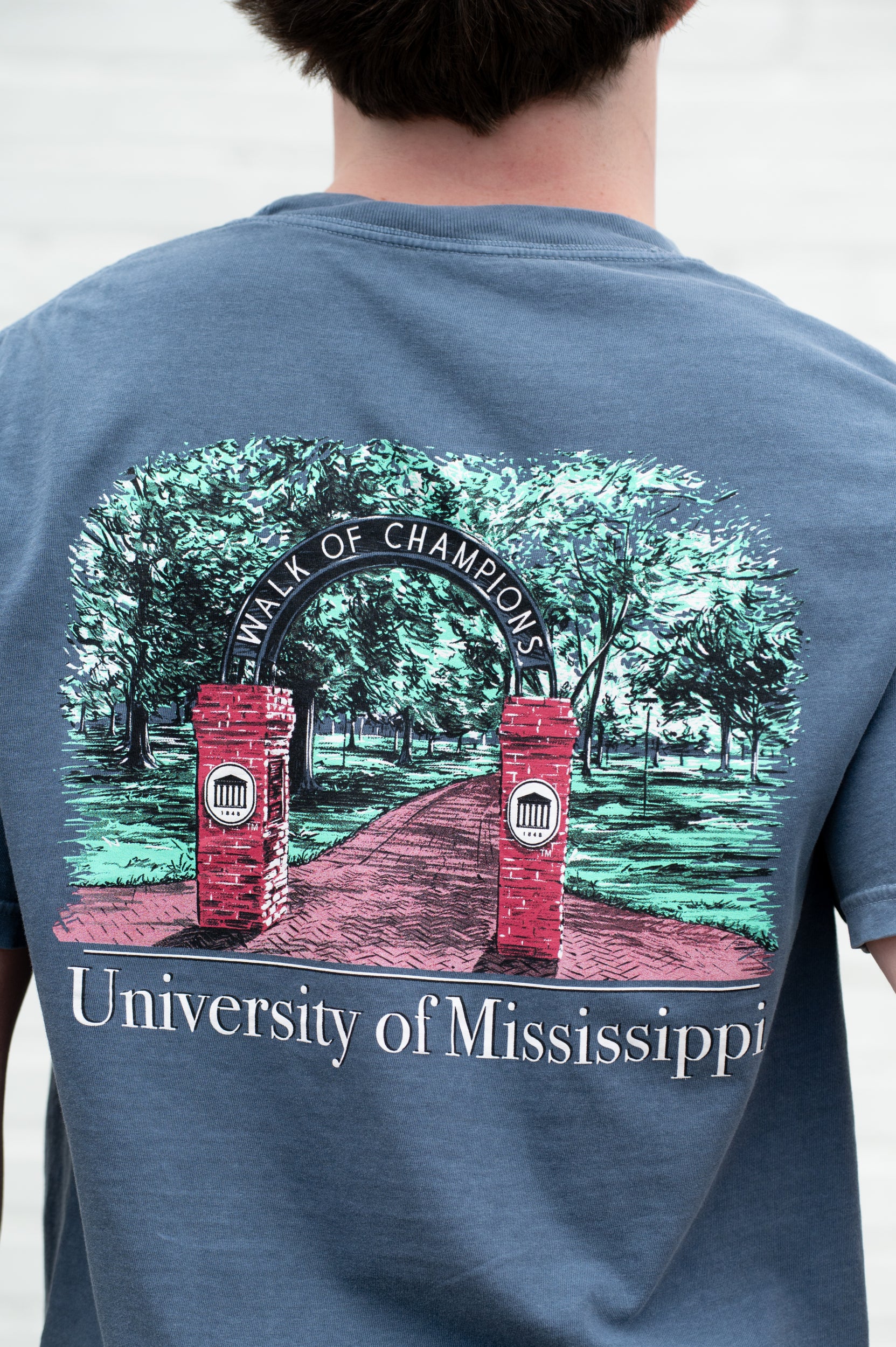 Comfort Colors Ole Miss Walk of Champions Tee