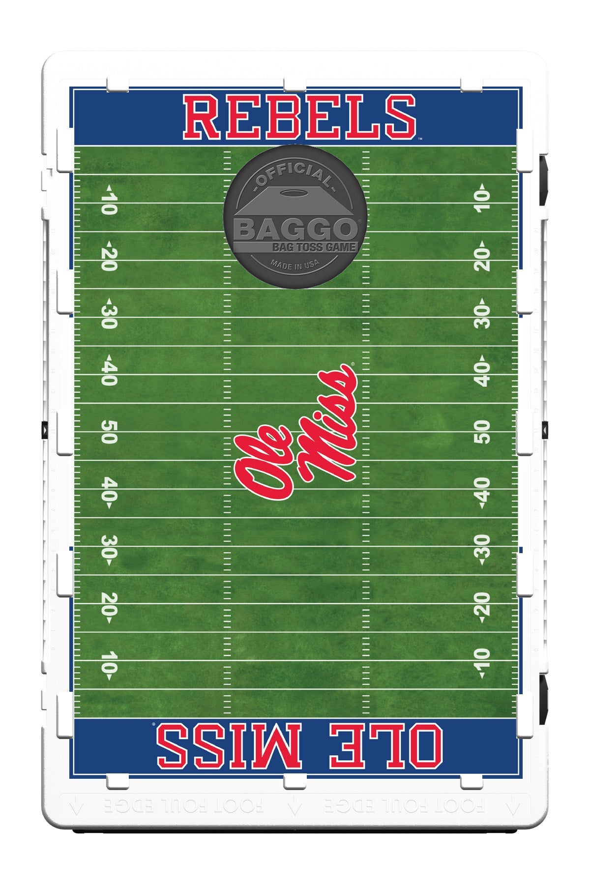 Ole Miss Rebels Home Field Baggo Bean Bag Toss Portable Cornhole Game