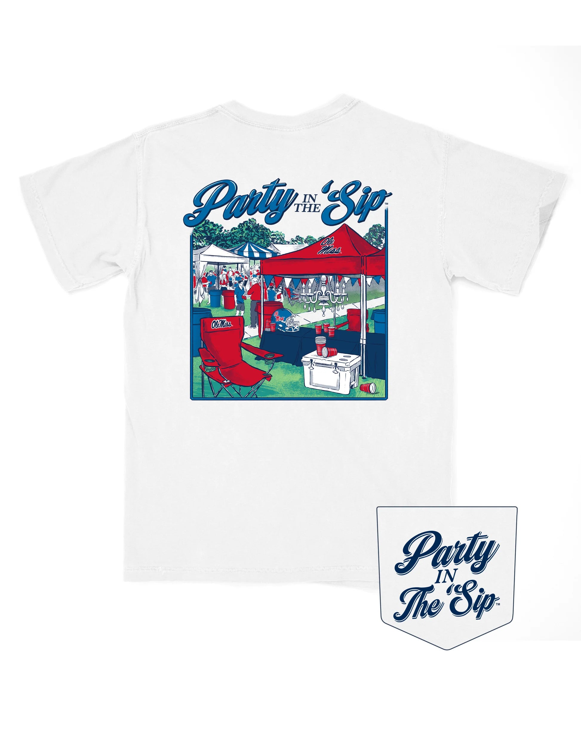 Comfort Color Ole Miss "Party In The Sip" Tee