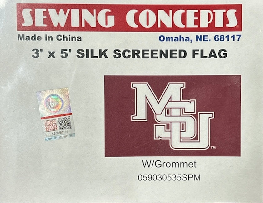 MSU Silk Screen Flag