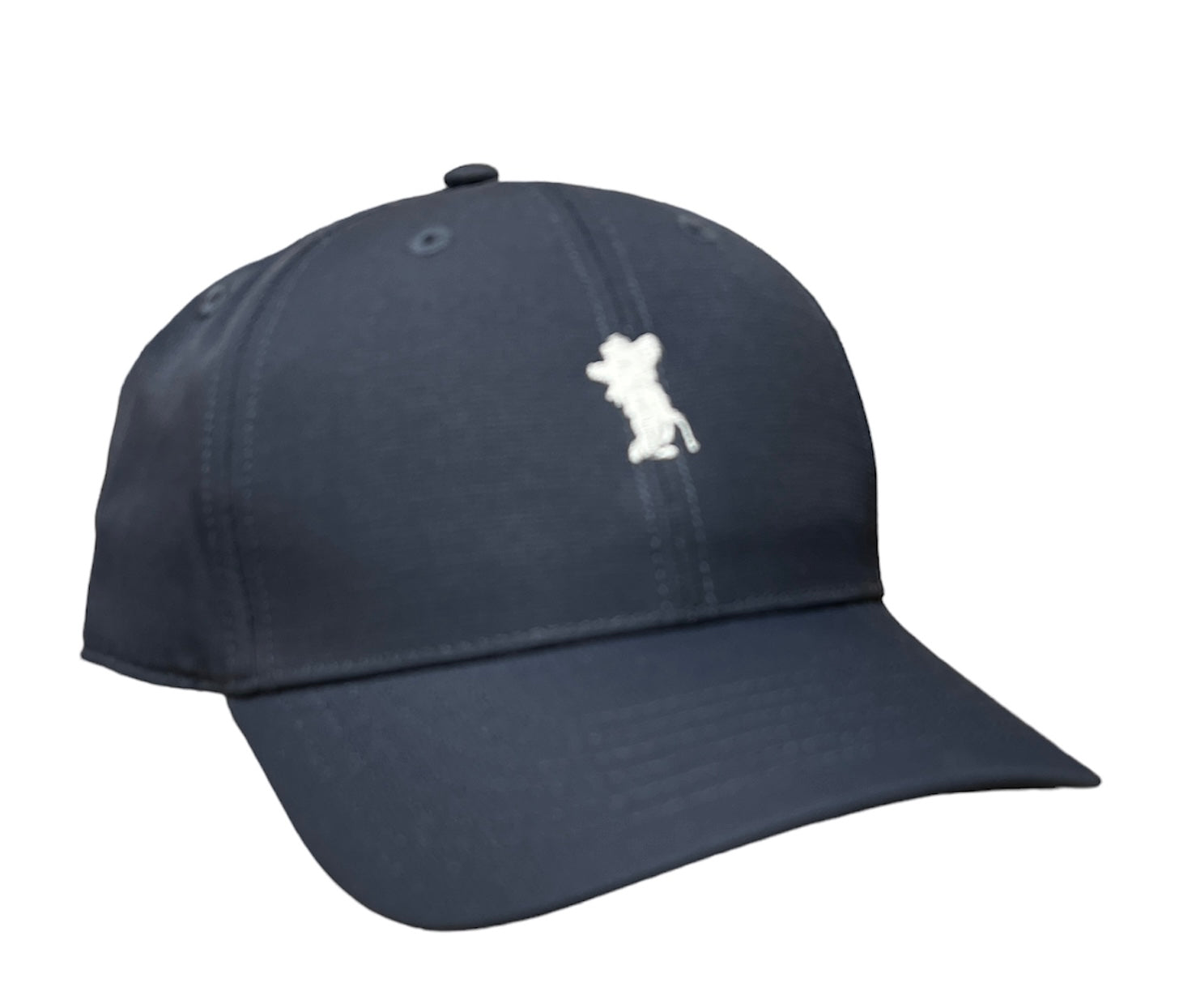 Legacy Cool Fit Navy Ole Miss Colonel Reb Hat - White Logo
