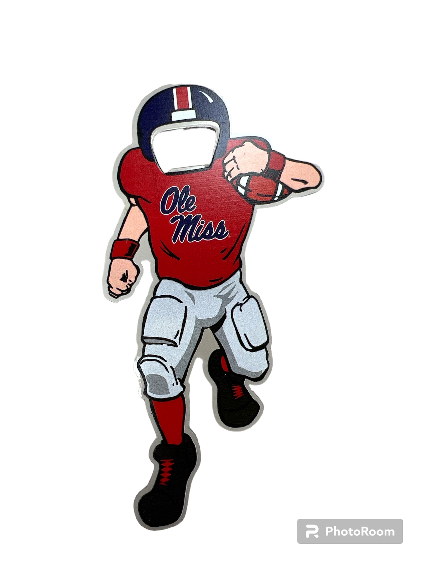 Ole Miss Bottle Opener Magnet