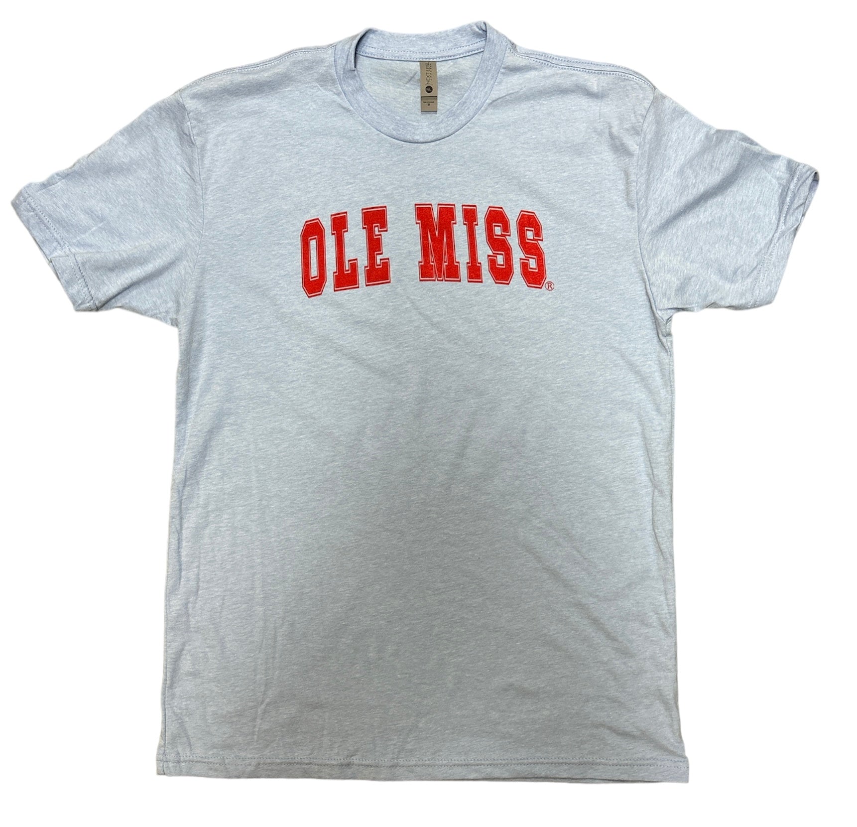 Powder Blue Next Level Tri Blend Ole Miss Tee