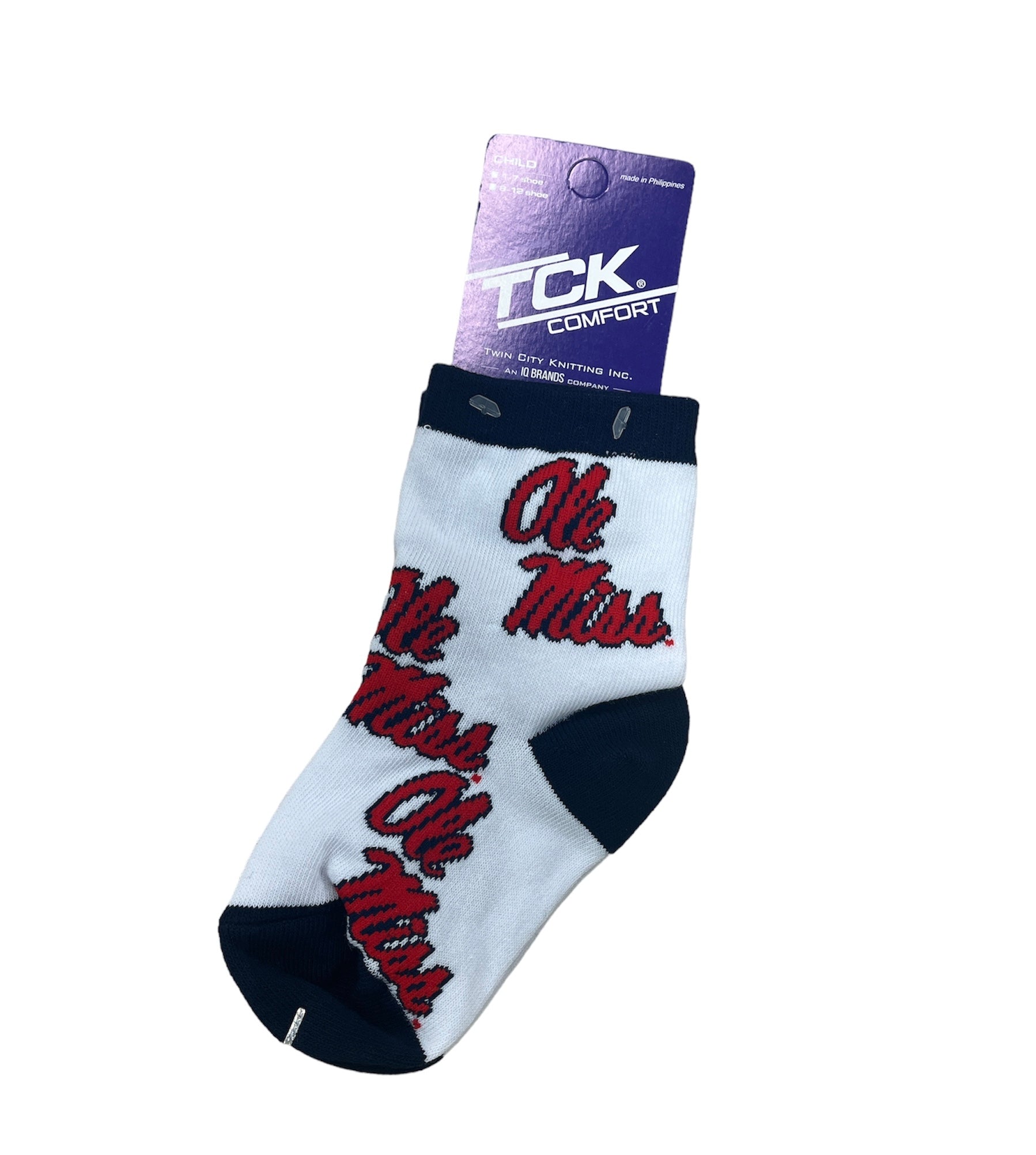 TCK Children XXS Ole Miss Socks