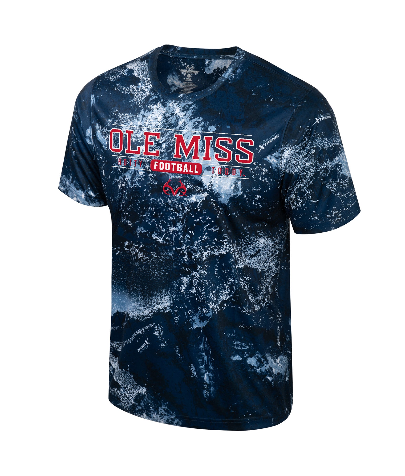Realtree Short Sleeve Ole Miss Football Tee