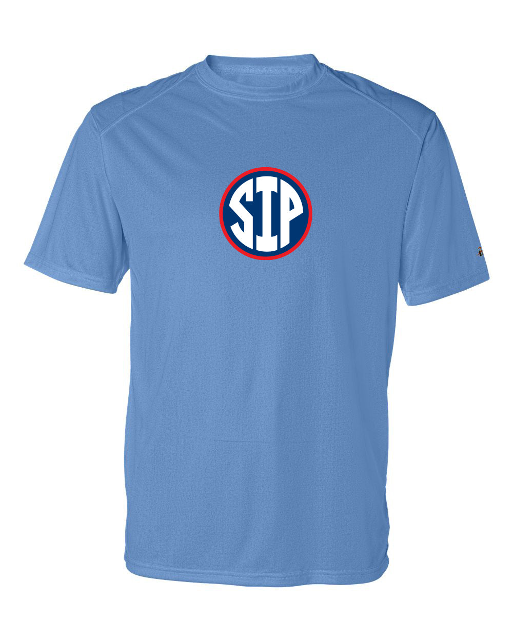 Badger Ole Miss Dri Fit Powder Blue Tee with SIP