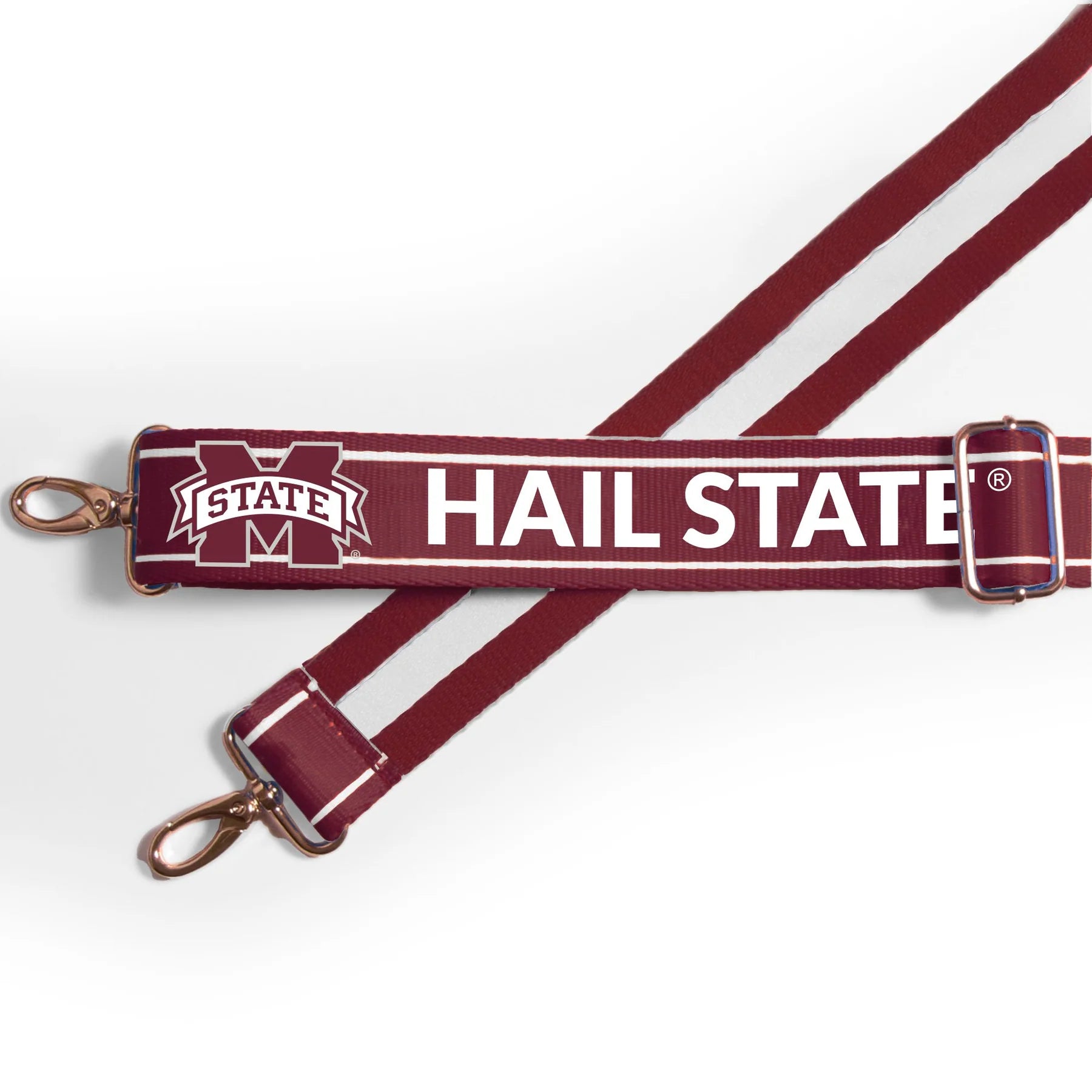 Go Dawgs/Hail State Patterned Shoulder Strap