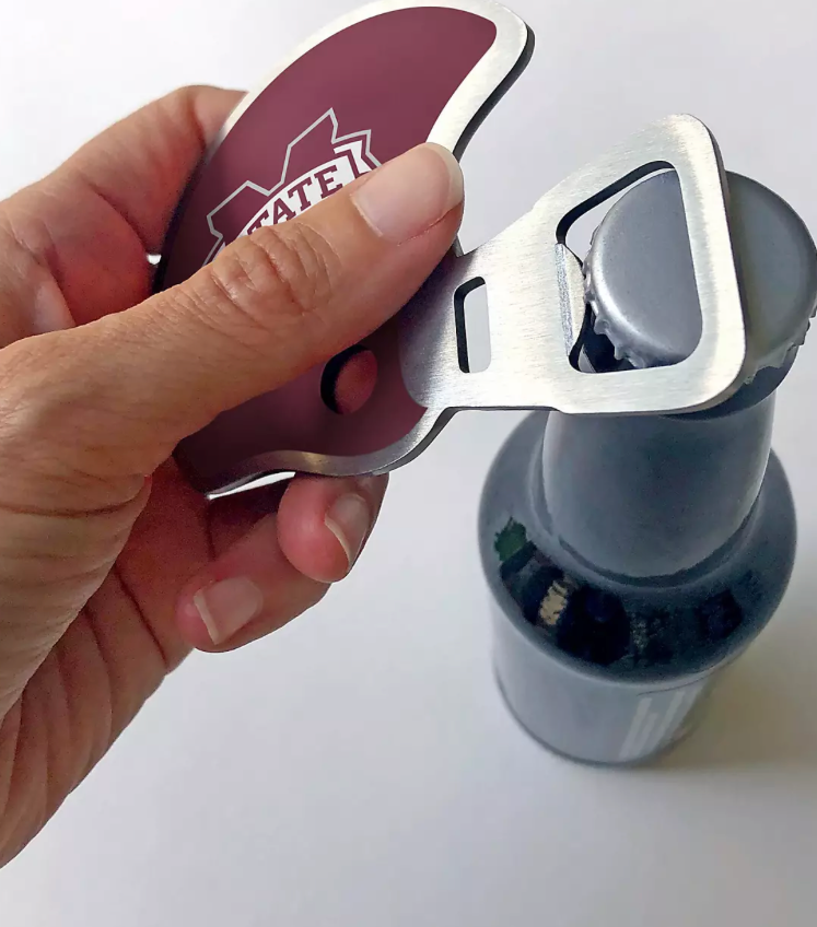 Mississippi State Football Helmet Bottle opener