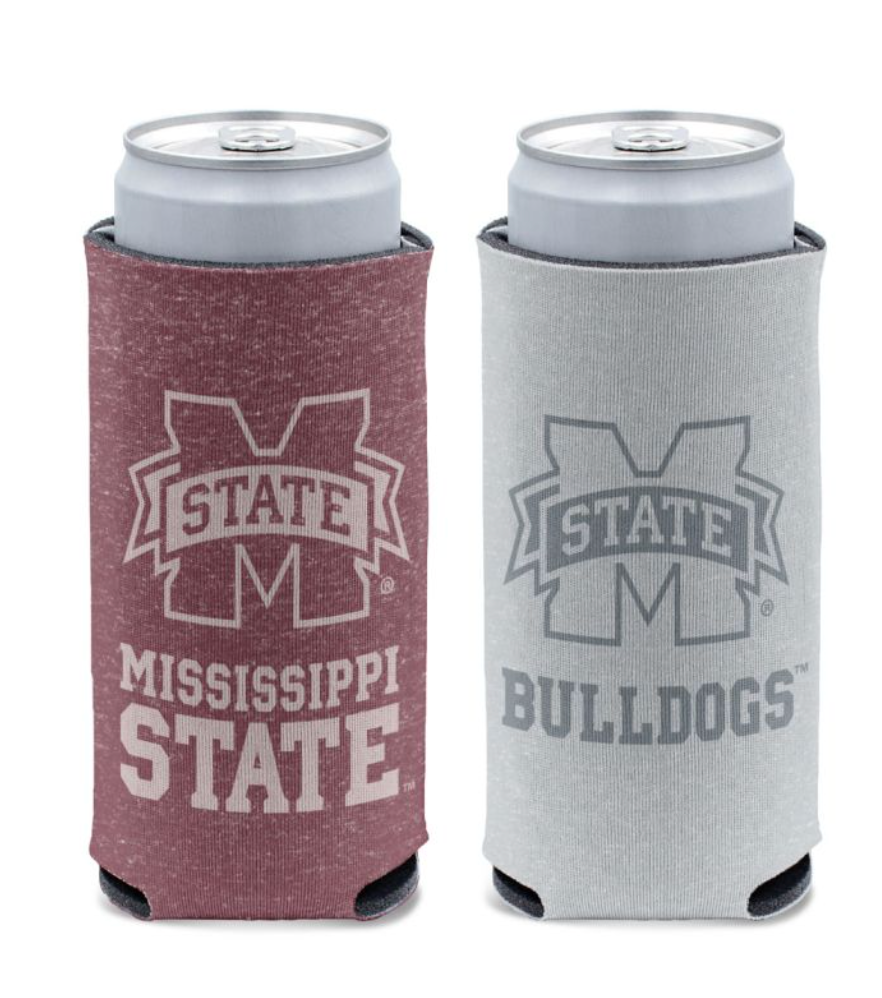 Mississippi State 12oz Slim Can Cooler