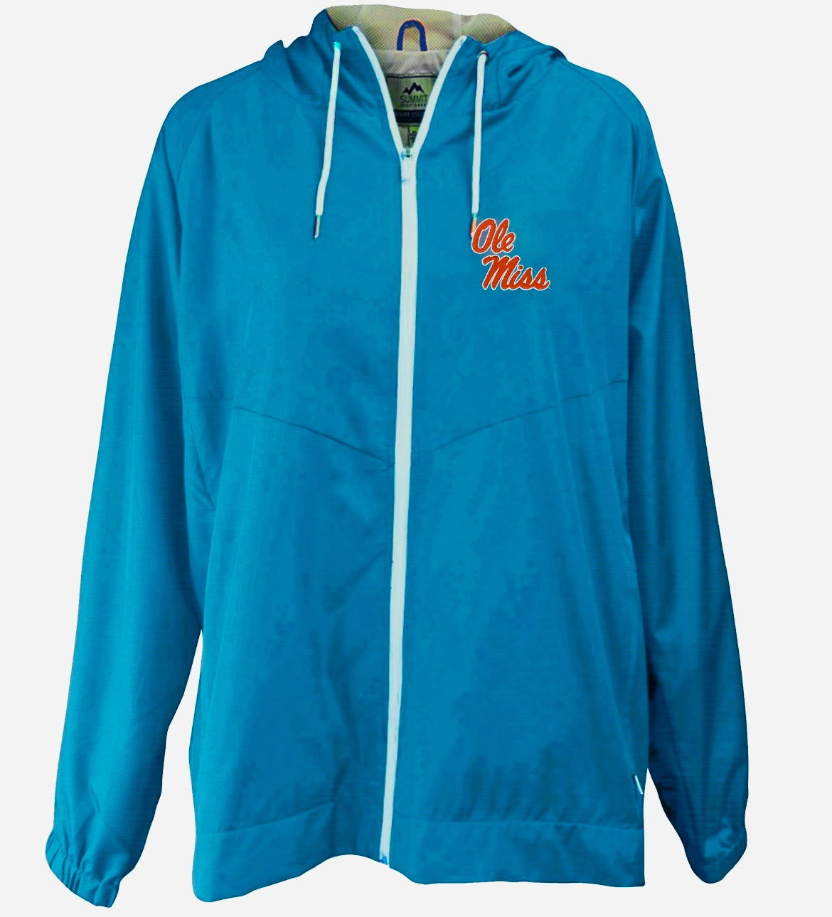 Ole Miss Summit Powder Blue Rain Jacket