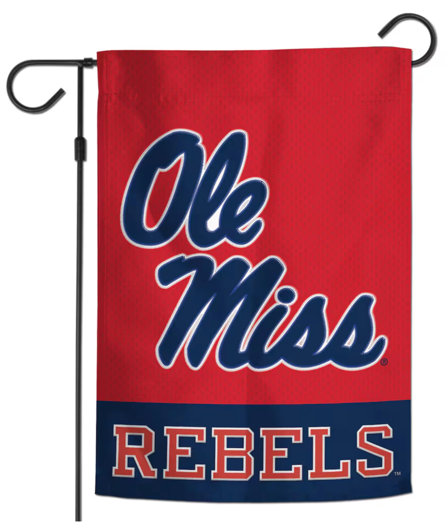 Ole Miss Appliqué Garden Flag