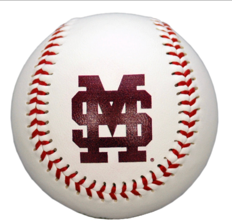 Mississippi State Baseball with M Over S