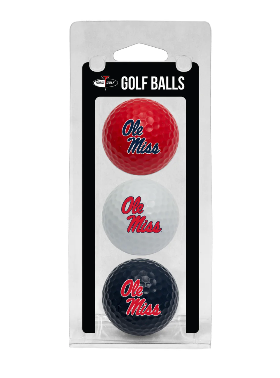 Ole Miss Set of 3 Golf Balls