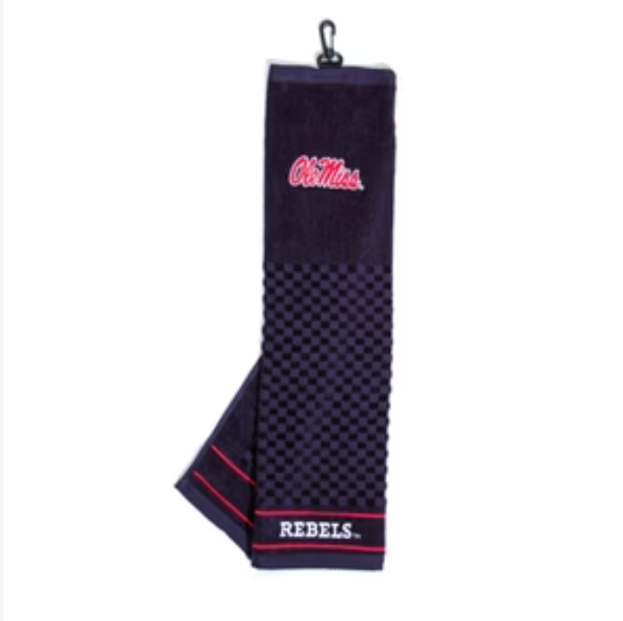 Ole Miss Embroidered Golf Towel