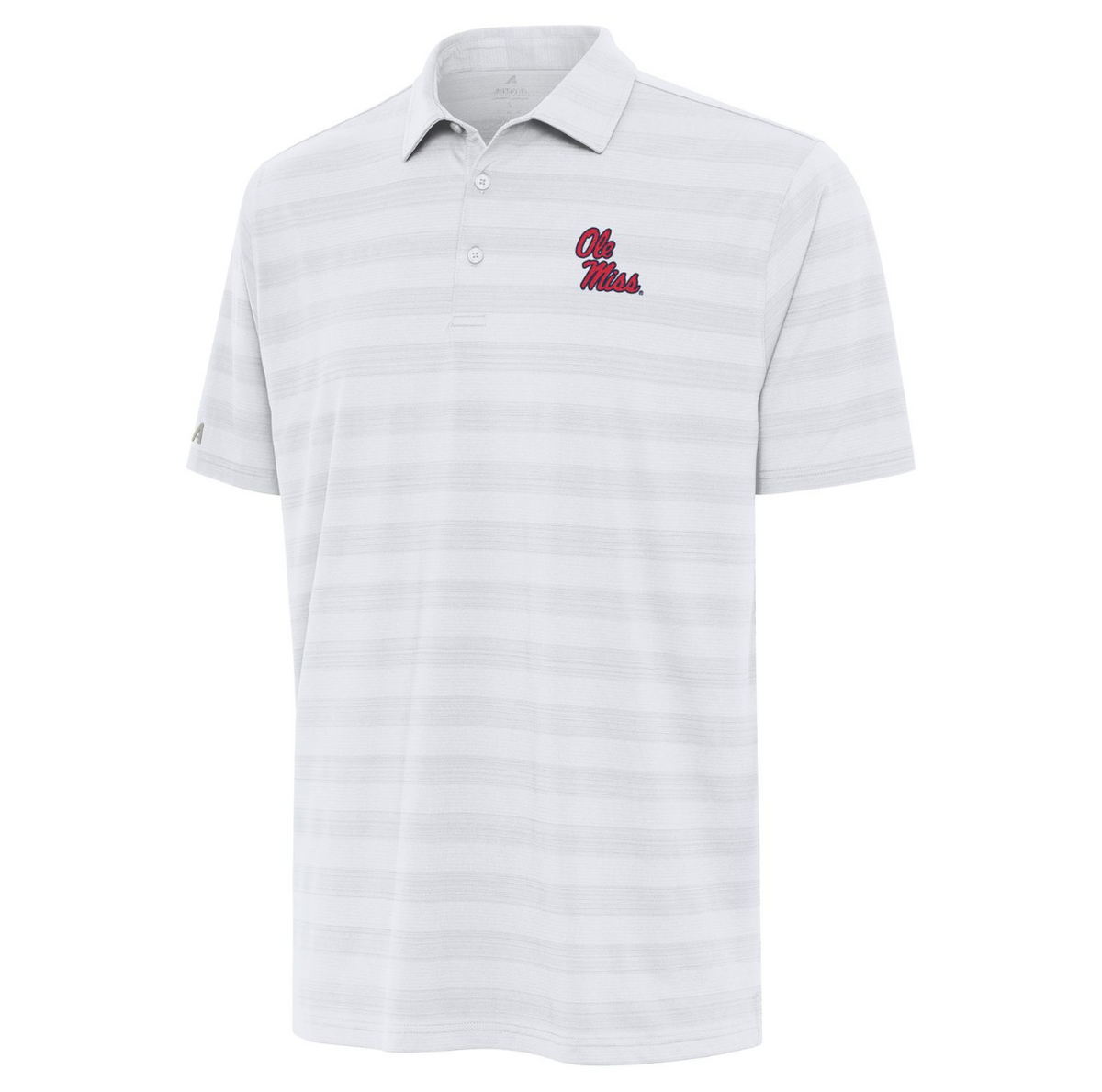 Antigua Tunnel Polo - White Ole Miss Script