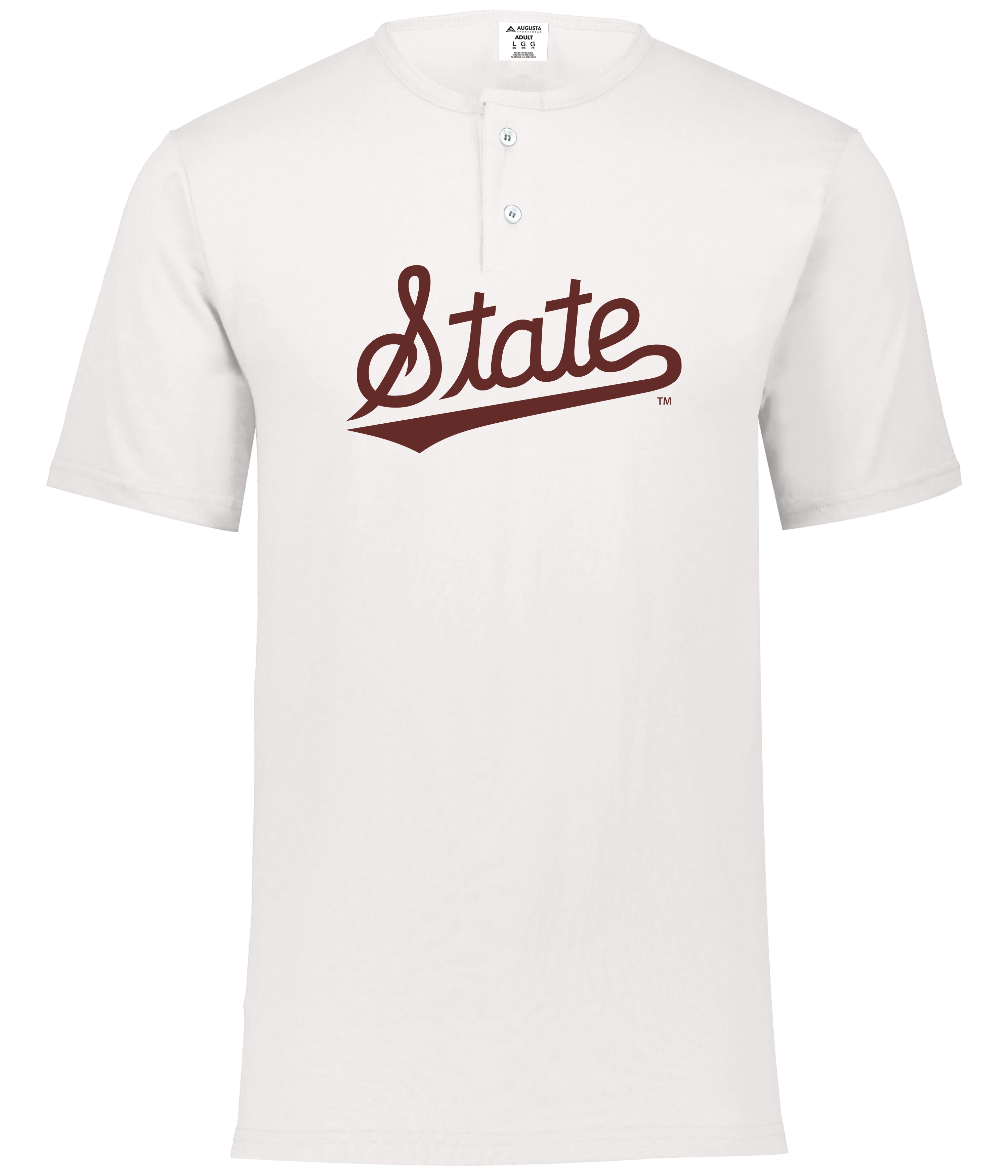 Mississippi State Henley with State Script