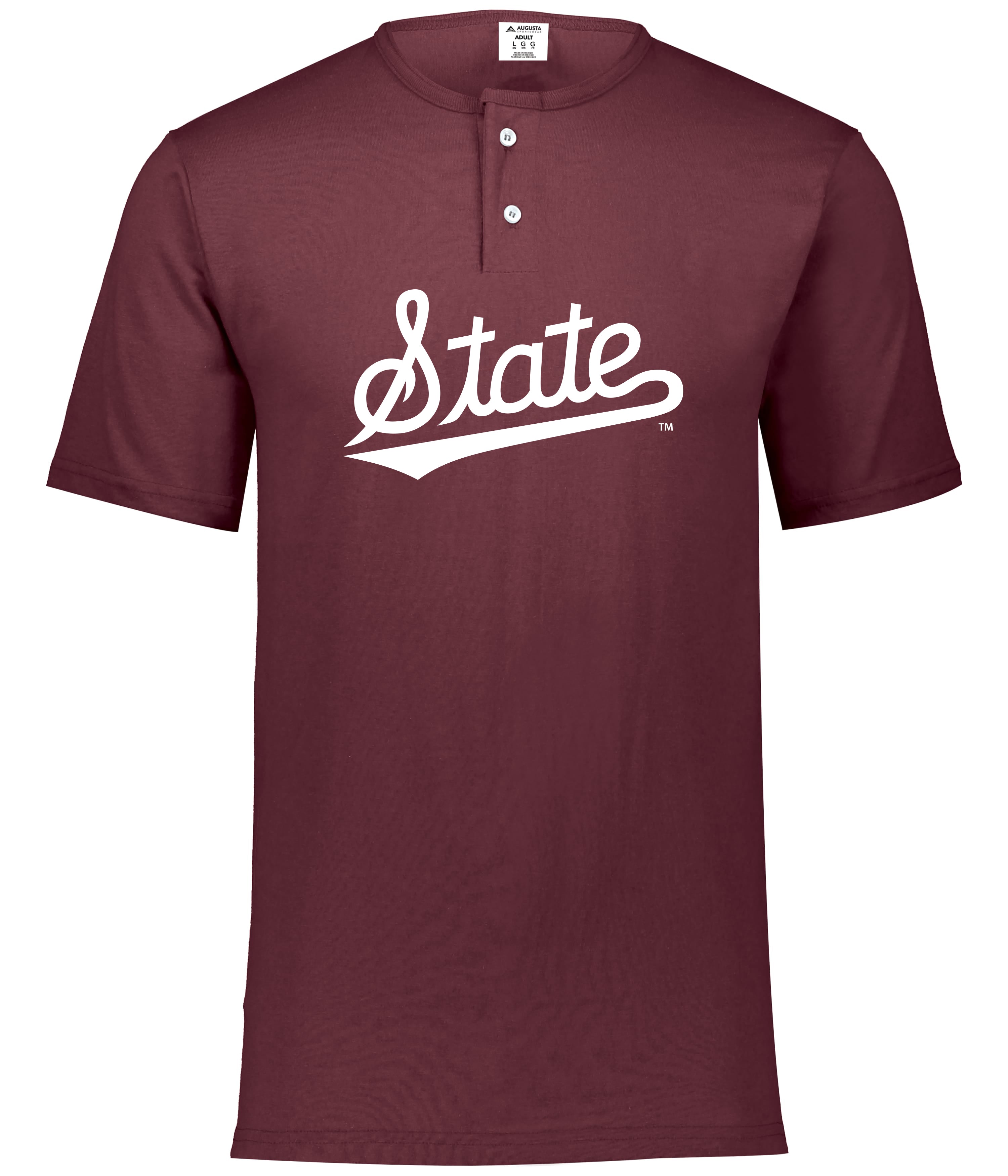 Mississippi State Maroon Henley