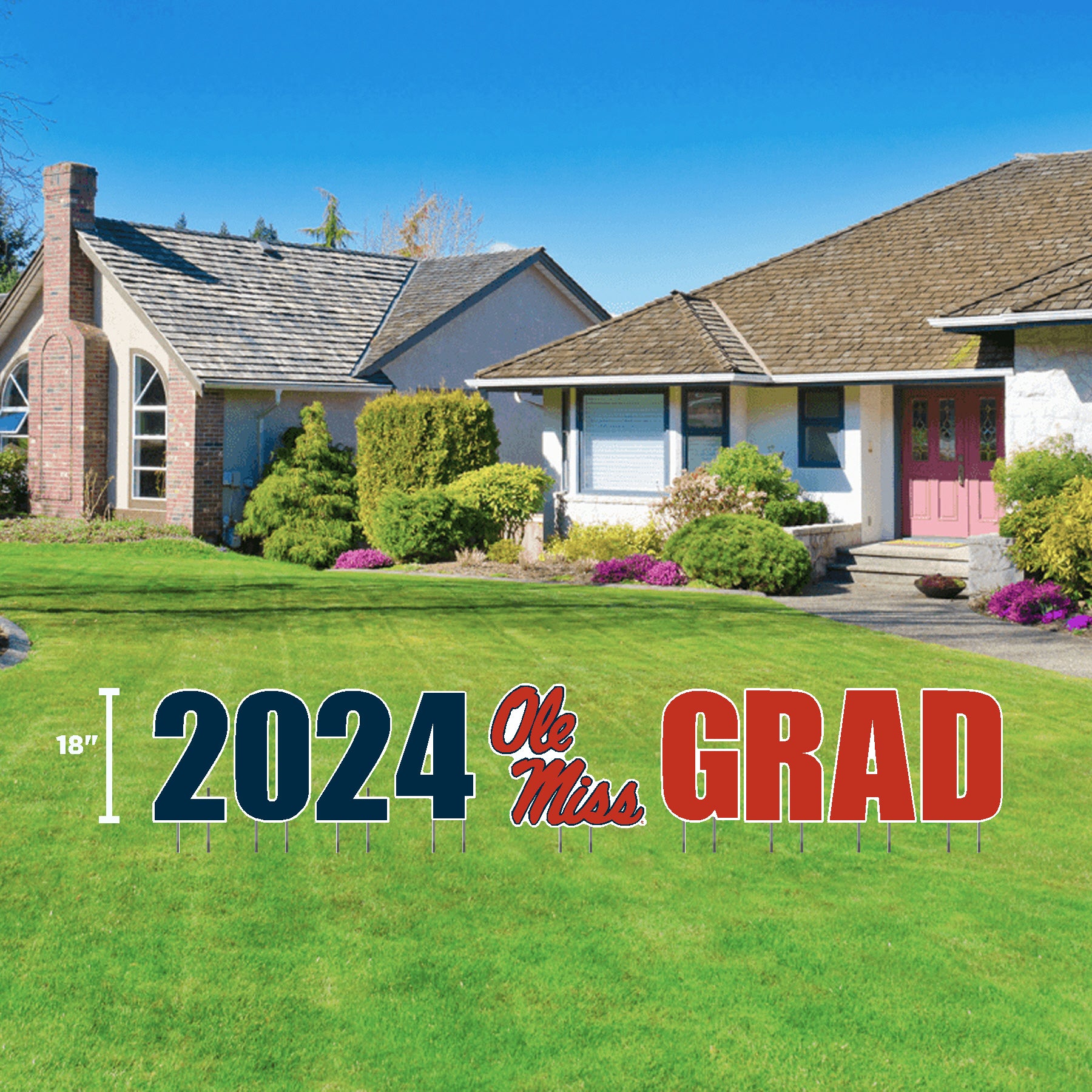 2024 Ole Miss Grad Yard Sign