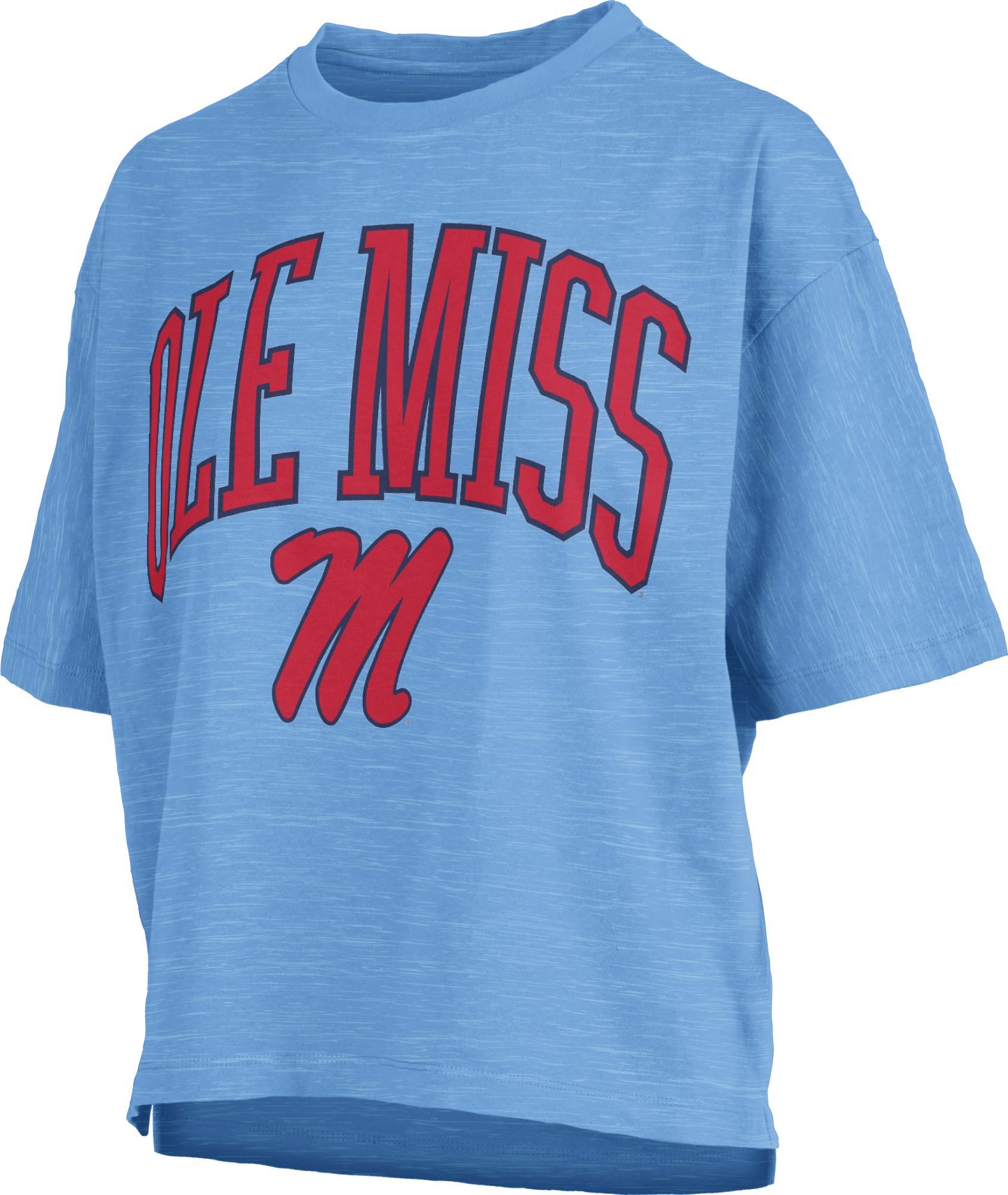 Pressbox Ole Miss "Nelson" Powder Blue Tee