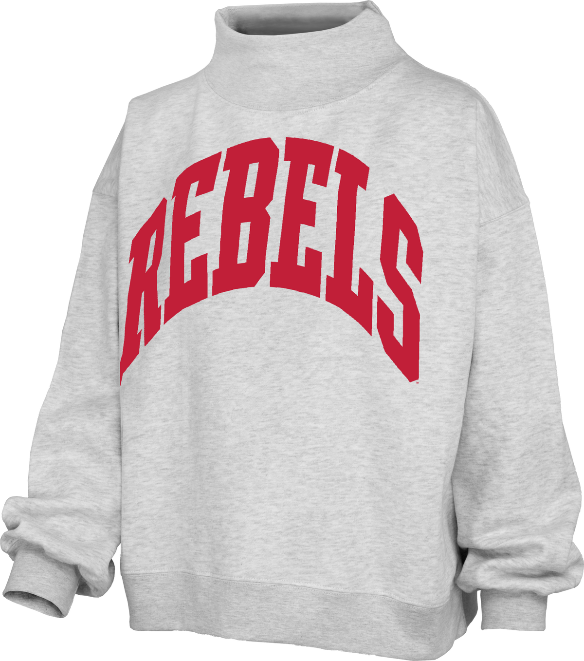 Ole Miss "Midland Arch Lingo" Mock-Crew Oversized Fleece