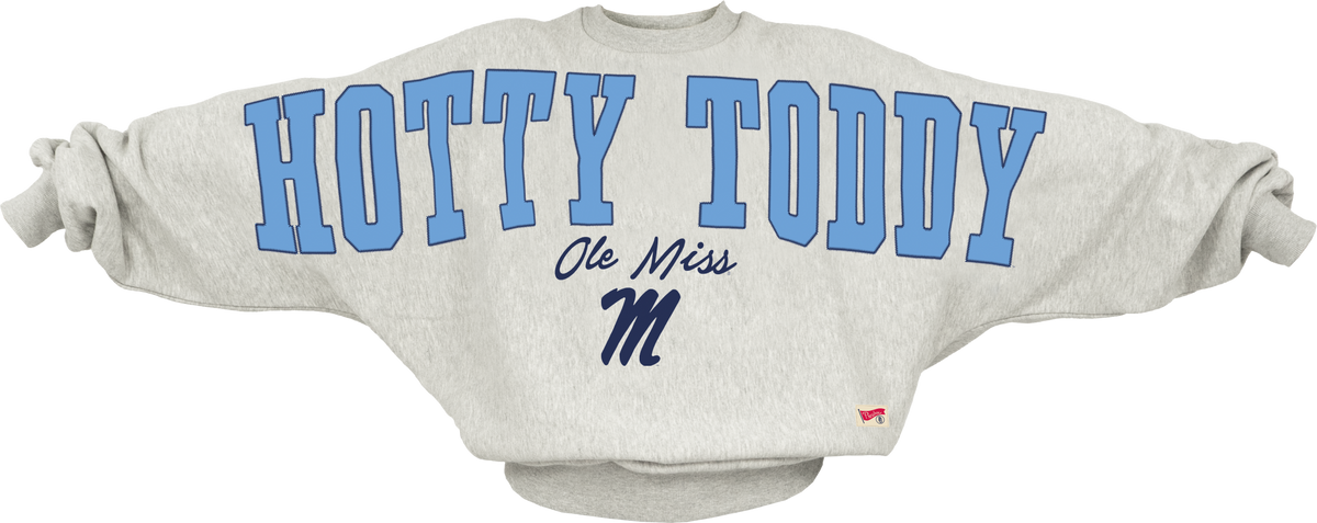 Ole Miss "Flannigan" Oversized Crewneck Fleece