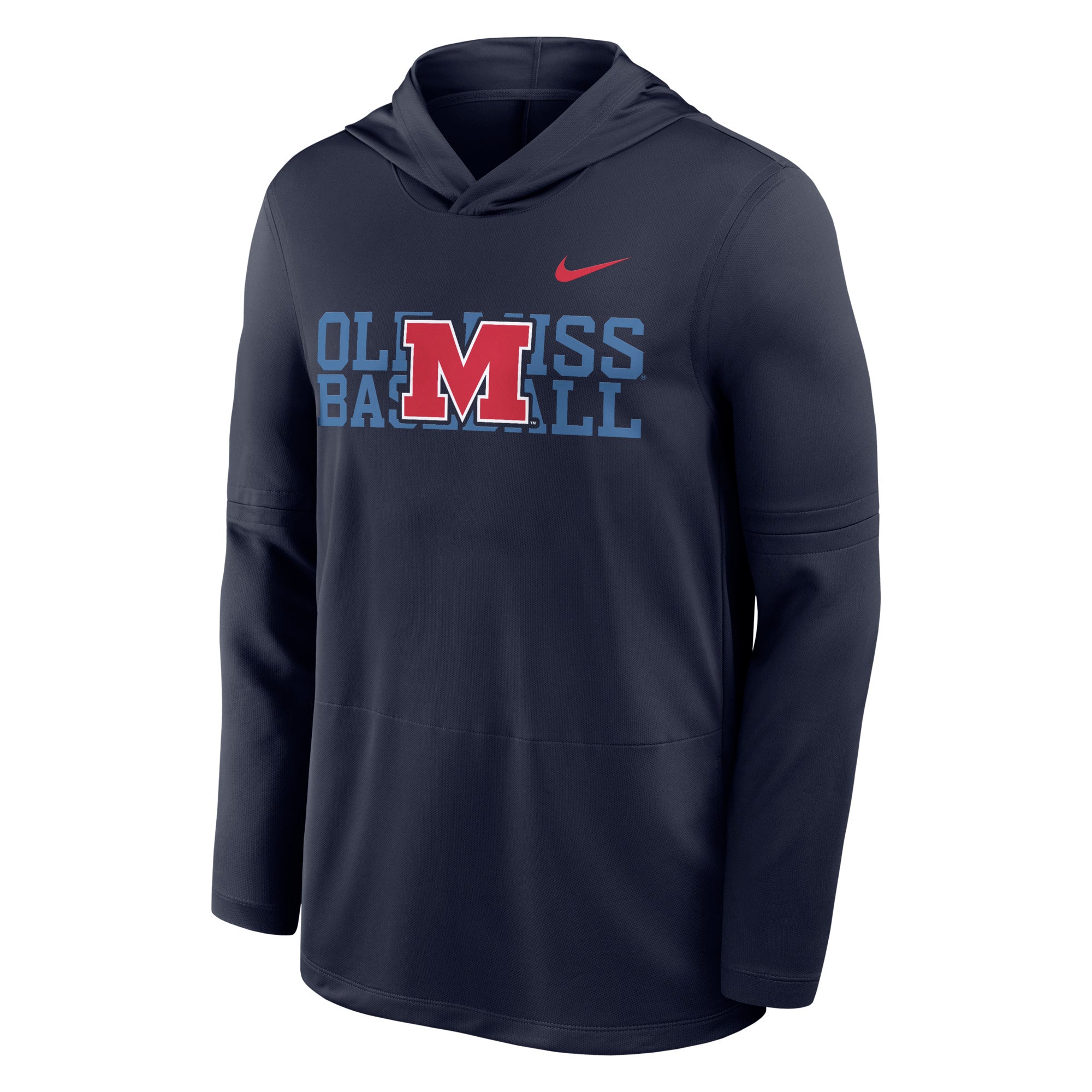 Nike Ole Miss Baseball Navy Lightweight Hoodie
