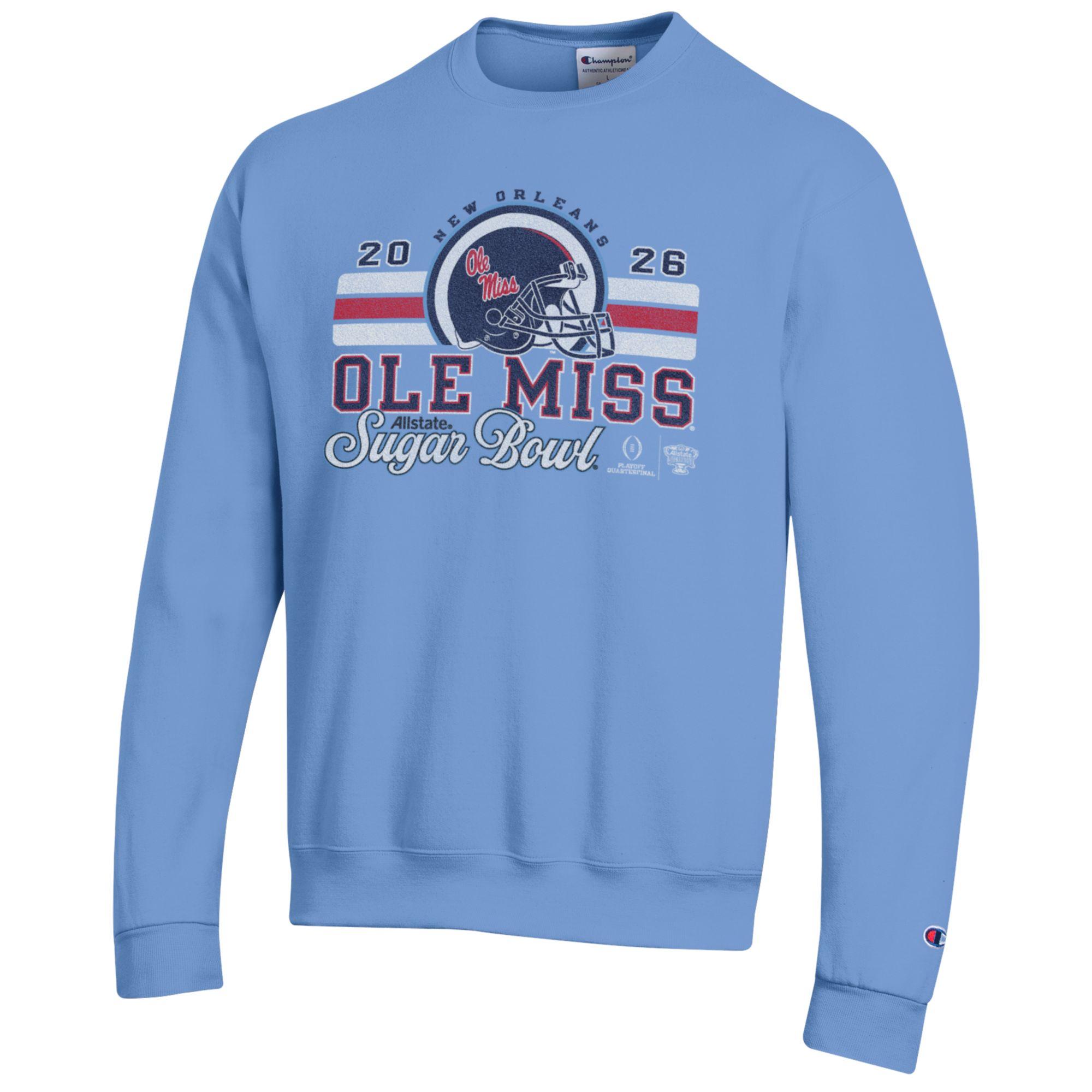 Champion- Sugar Bowl Helmet Design Crewneck Sweatshirt