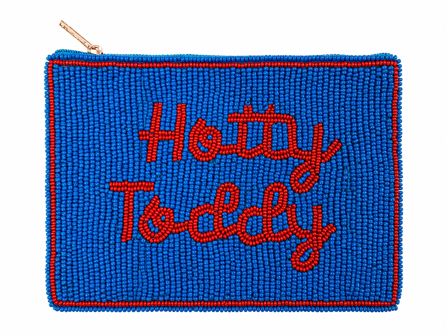 Ole Miss Hand Beaded Coin Purse