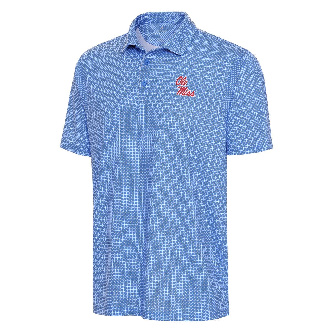 Trellis Powder Blue Polo