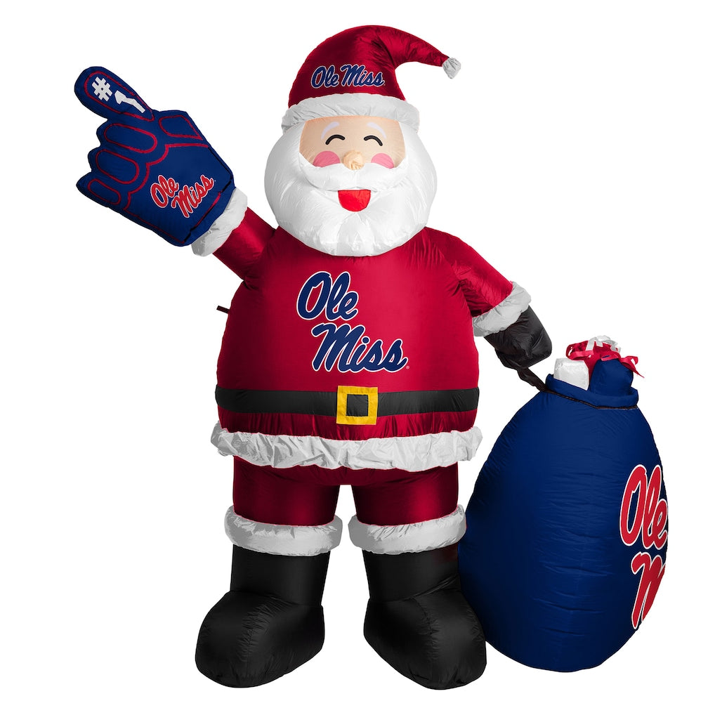 Inflatable Ole Miss Santa