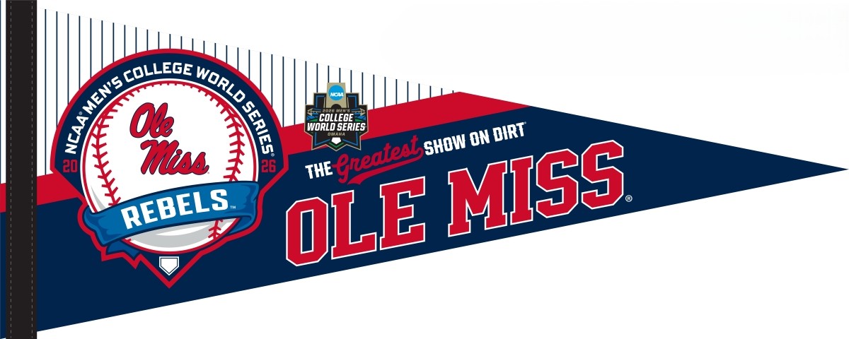NCAA Men’s CWS Ole Miss Pennant