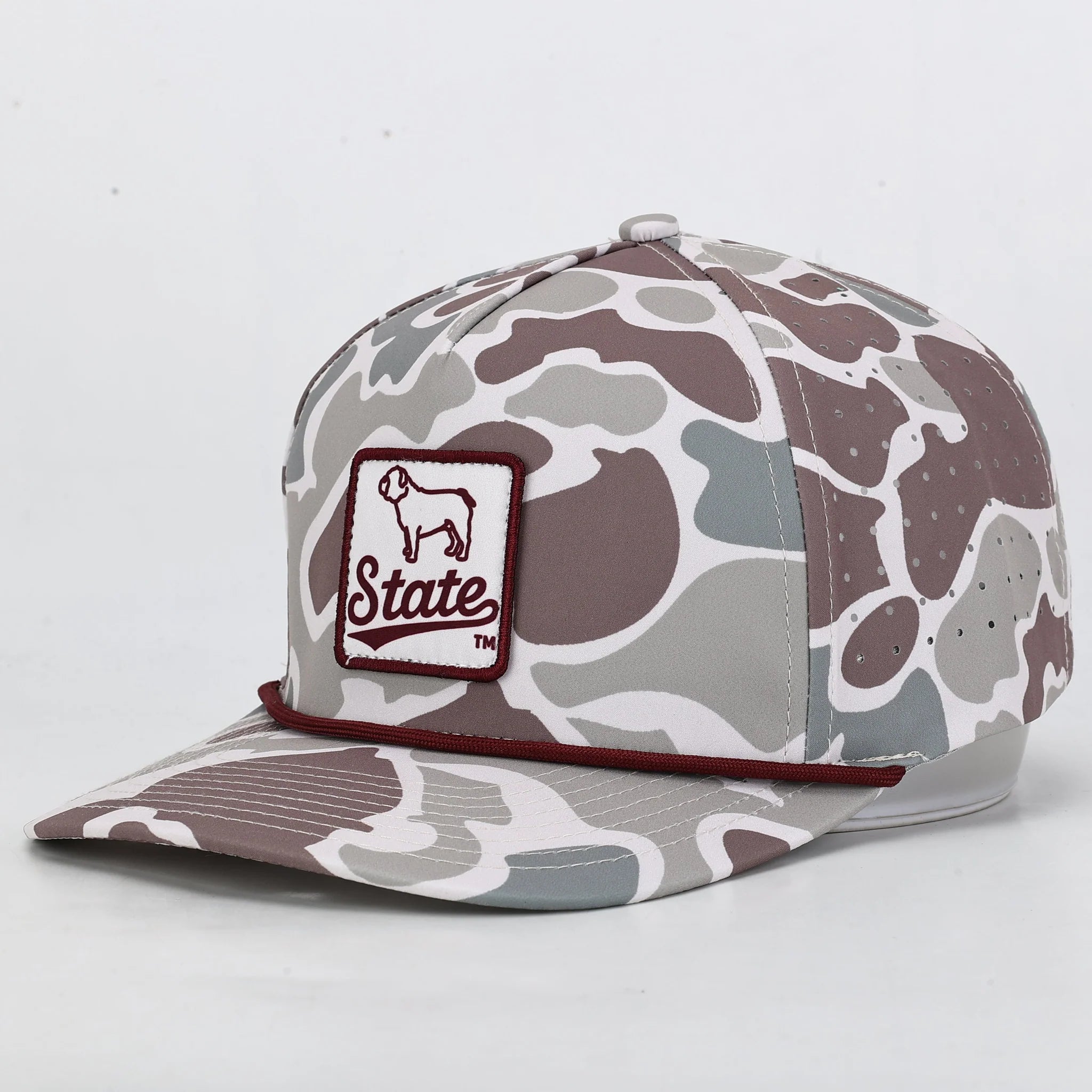 Mississippi State Bulldog Performance Rope Hat- Camo