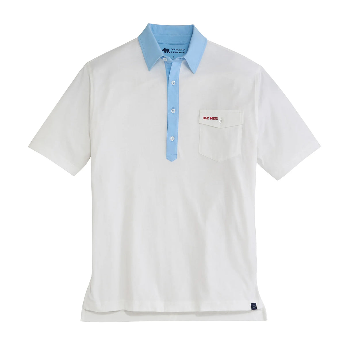 Ole Miss Block Old School Rivalry Polo