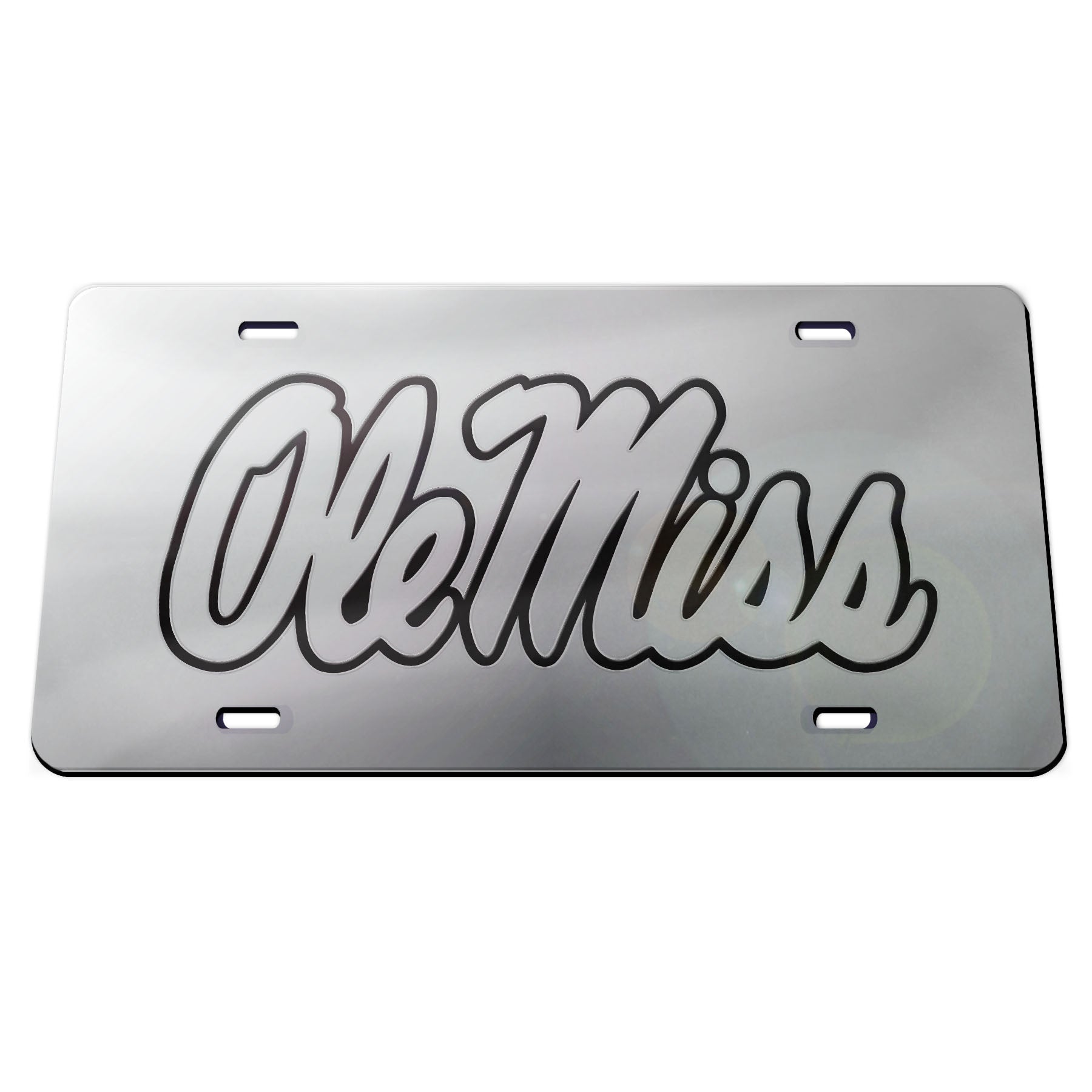 Ole Miss Mirror Car Tag