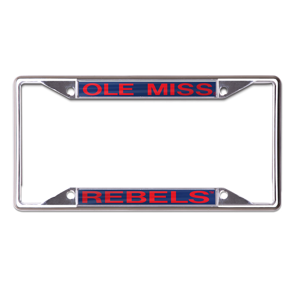 Ole Miss Rebels License Plate Frame - Navy
