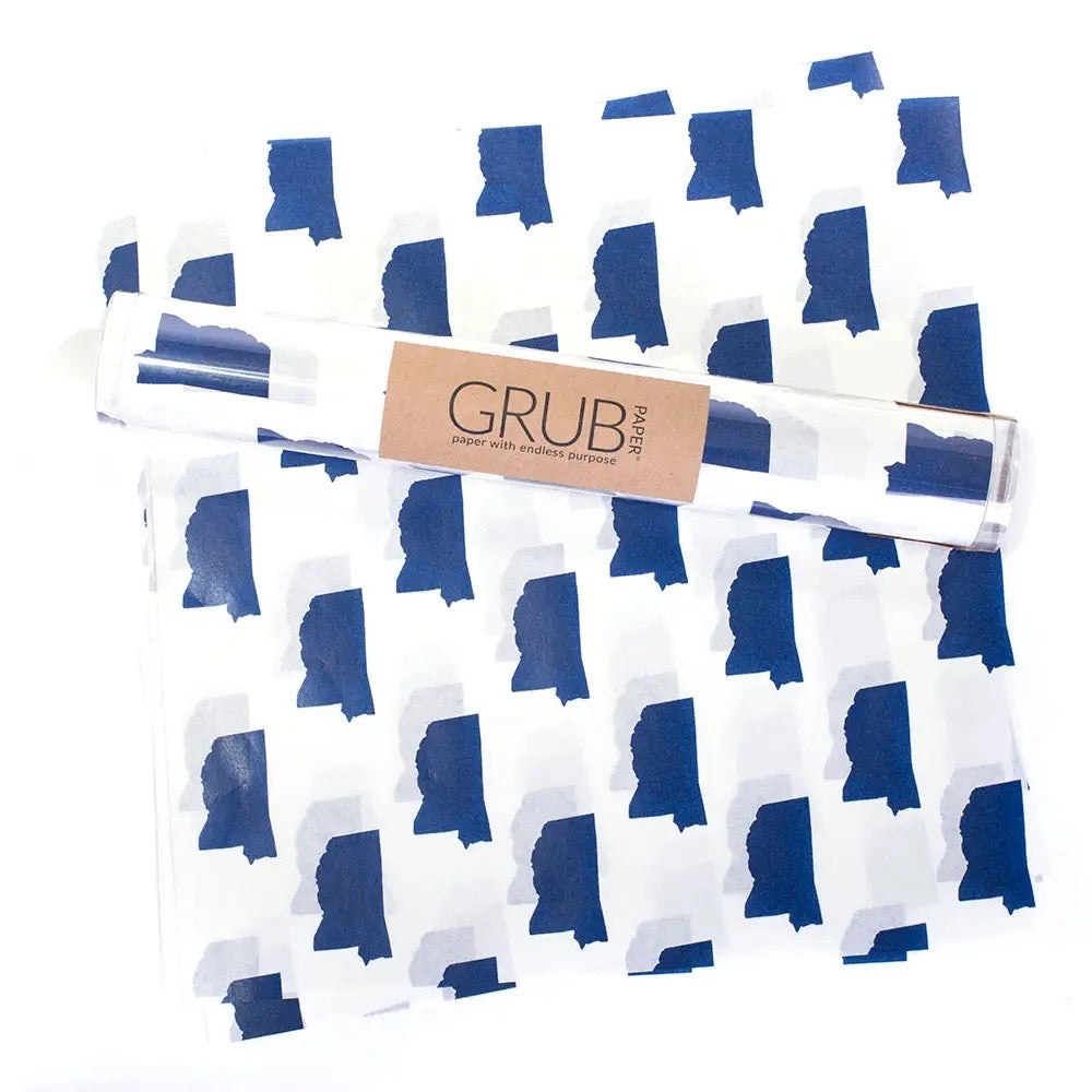 Grub Paper - Navy Mississippi