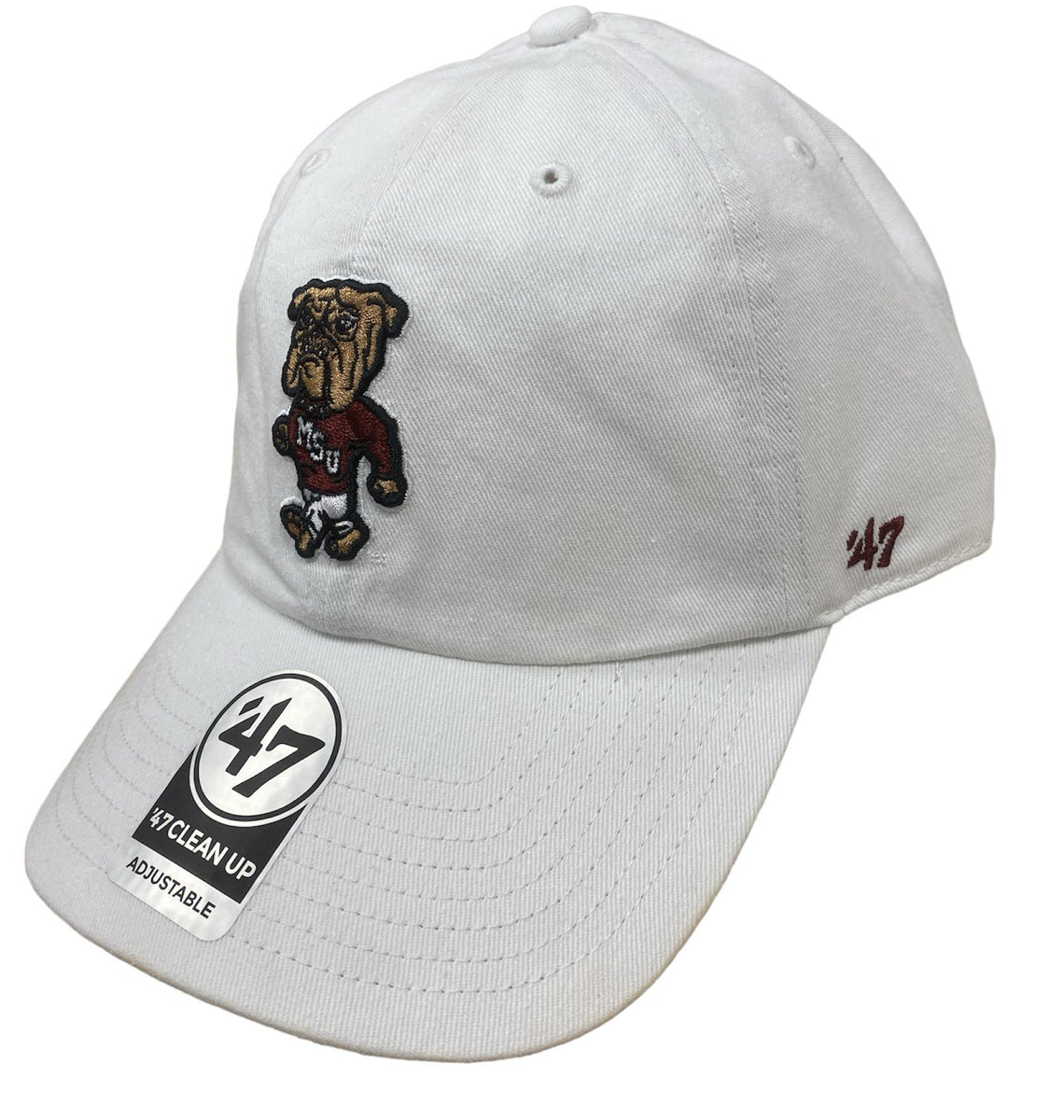 Hat Bully Corner 47 White College - Mississippi The Brand State – Walking