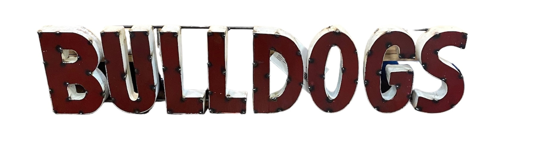 LRT Bulldogs Recycled Metal Sign