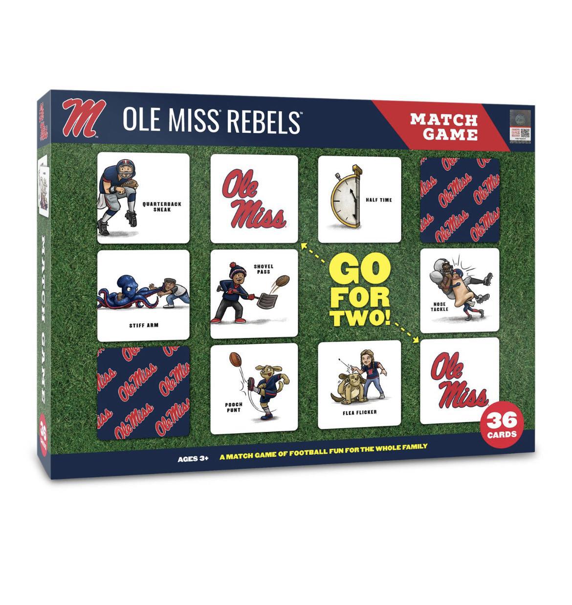 Ole Miss Matching Game
