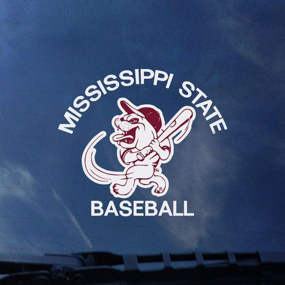 Mississippi State Color Shock Swinging Bully Decal for Auto