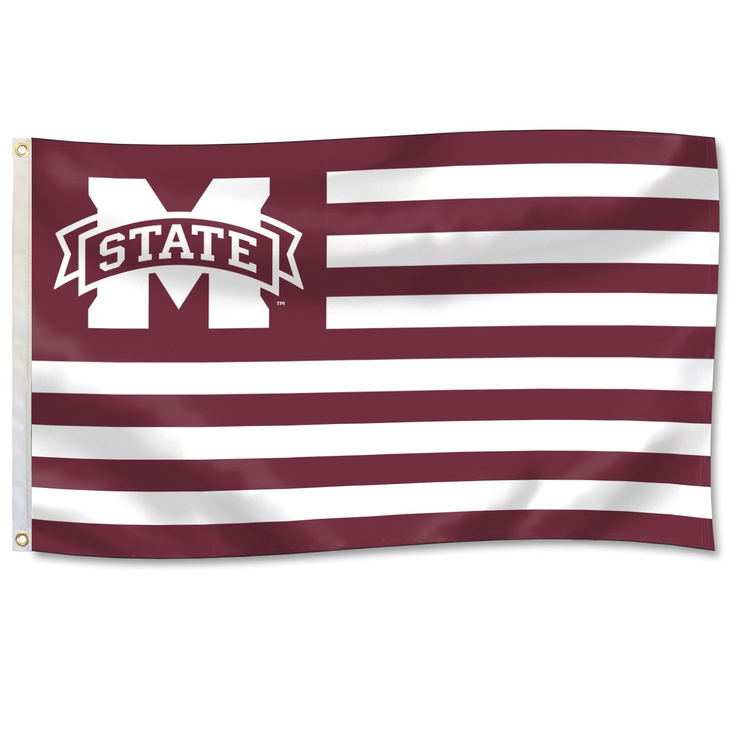 M State Stripe 3x5 Flag