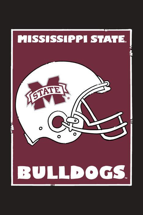 Magnolia Lane Mississippi State Helmet Flag Decoration